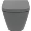 Ideal Standard Vaso WC filomuro IDEAL STANDARD i.life b, sedile escluso P 54 x L 35.5 x H 40 cm grigio / argento