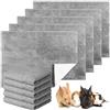 Panelee 10 Tappetini Assorbenti Impermeabili per Pipì di Piccoli Animali Tappeto per Gabbia Porcellini d'India Traversine Lavabili per Dormire Fodera per Coniglio Cavie (18 x 24 Pollici, Grigio)