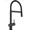 NOBILI RUBINETTERIA Nobili Rubinetterie - Live Nobili Miscelatore cucina monocomando con molla e doccetta nero opaco BR00300BM
