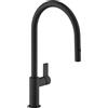 NOBILI RUBINETTERIA Nobili Rubinetterie - Flag Miscelatore cucina monocomando con doccetta estraibile 2 getti nero opaco FL96137BM