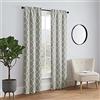 Pairs to Go Vickery Modern Decorative Rod Tende per finestre tascabili per Camera da Letto o Soggiorno (Doppio Pannello), Misto Cotone, Grigio, 28 in x 84 in, 2 unità