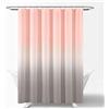 Lush Decor Tenda da doccia con motivo floreale, colore: fard e grigio, 183 x 183 cm
