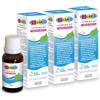 PEDIAKID - Vitamina D3 100% di origine naturale - Rafforza le difese naturale - Idoneo per i neonati - Copre 200% dei valori nutritivi di riferimento - 3 Flaconi da 20 ml