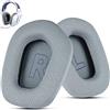 Wzsipod Tessuto sostituzione padiglioni auricolari per Logitech G733 Gaming Headset, anche Fit Logitech G335 cuffie senza fili, accessori EarPads con rete morbida e schiuma (grigio)