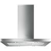 Smeg Cappa a isola KI90XE finitura acciaio inox da 90 cm