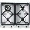 Smeg PRONTA CONSEGNA - Smeg Piano cottura a gas SRV564GH3 finitura inox da 60cm