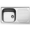 Smeg Lavello una vasca con gocciolatoio a destra LYP791D finitura acciaio inox AISI304 da 79 cm