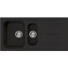 Smeg Lavello una vasca con vaschetta e gocciolatoio LZ102A2 finitura antracite da 100 cm