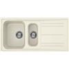 Smeg Lavello una vasca con vaschetta e gocciolatoio LZ102P finitura panna da 100 cm - IN PROMOZIONE FINO AL 30/06