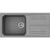 Smeg Lavello una vasca con gocciolatoio LZ150CT finitura cemento da 100 cm
