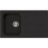 Smeg Lavello una vasca con gocciolatoio LZ861A2 finitura antracite da 86 cm