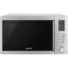 Smeg PRONTA CONSEGNA - Smeg Forno microonde combinato da appoggio MOE34CXI2 finitura acciaio inox da 50 cm