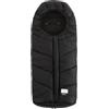 Nuvita 9925 Junior One+ | Sacco universale per passeggino | Protezione da 6 a 36 mesi (100cm)| Protezione fino a -18°C e Impermeabilità anti vento | Nero
