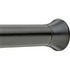 Amazon Basics Bastone regolabile per tenda da doccia, da 61 a 91 cm, nero