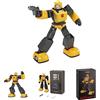 Robosen Authentic G1 Bumblebee Transformers Figura d'Azione: Robot interattivo, controllato vocalmente, programmabile con movimento adattivo, luci LED, suoni originali G1