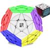 TaoLeLe Megaminx Speed Cube, YJ YuHu V2 M Dodecaedro Cubo Senza Adesivo Pentagono Puzzle 3D Rompicapo Cubo Puzzle Giocattoli Giochi educativi Regali per Appassionati