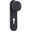 TESA MPTF972NM mezzo pomolo tiratore, nichelato, per porte tagliafuoco e tagliafumo, accessori di montaggio inclusi
