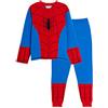 Marvel Pigiama da bambino Spiderman per bambini, a lunghezza intera, set da notte, rosso/blu., 6-7 Anni