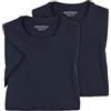 Redfield Maglietta Twin Pack Blu Scuro Oversize, XL Groesse S-14XL:10XL