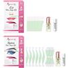 Beauty7 Strisce di Cera Depilatorie del Sopracciglio + Labbra, Confezione da 44 Strisce con Polvere di Perle e Olio Essenziale di Camomilla Beauty7