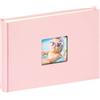 walther design Fun FA-207-W - Album Fotografico con Finestra intagliata in Copertina, 22 x 16 cm, Rosa
