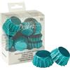 Decora, 0339788 Confezione da 180 Pirottini Bon Bon Sky Metallic da 27 X 17 mm, per Cuocere, Presentare e Regalare Muffin e Dolcetti, Resistono fino a 180°C, In comodo Blister, Made in Italy