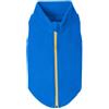 Gooby Maglione per cani in pile con cerniera - blu, 3XL - caldo pullover in pile senza anello guinzaglio - maglione invernale per cani di piccola taglia - abbigliamento per cani di piccola taglia e