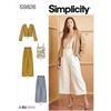 SIMPLICITY SS9826P5 Pantaloni da donna in due lunghezze, canotta e cardigan P5 (12-14-16-18-20)