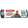 Alfapac - 10 sacchetti da 100 litri con legame scorrevole ultra resistente - fabbricati in Francia - Bimateriale riciclato e vegetale