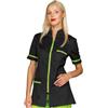 Ristosubito Casacca Florida da donna MEZZA MANICA 100% Bohème Superdry NERO + VERDE MELA Disponibile in diverse taglie Modello 002536