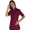 Ristosubito Casacca Portofino da donna MANICA CORTA 65% Poliestere 35% Cotone BORDEAUX Disponibile in diverse taglie Modello 002803M