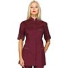 Ristosubito Casacca Antigua da donna MANICA CORTA 65% Poliestere 35% Cotone BORDEAUX + GRIGIO Disponibile in diverse taglie Modello 003003M