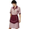 Ristosubito Camice Amalfi con grembiulino 65% Poliestere 35% Cotone Bordeaux Modello 004303 Dim. cm L.95 P.70