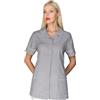 Ristosubito Casacca Zama da donna MANICA CORTA 65% Poliestere 35% Cotone GRIGIO + BIANCO Disponibile in diverse taglie Modello 004712