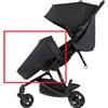 Anex Coprigambe per passeggino AIR-Z Nero di Anex