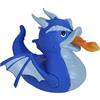 Wild Republic Rubber Duck Drago Blu, Papera di Gomma, Papera Giocattolo, Regalo per Bambino, Bambini Ed Adulti, 10 cm