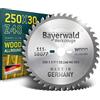 QUALITÄT AUS DEUTSCHLAND Bayerwald Werkz Bayerwald - Lama per sega circolare HM per legno, Ø 250 mm x 3,0 mm x 30 mm, WZ negativo (48 denti), per seghe troncatrici e oblique
