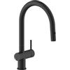 NOBILI RUBINETTERIA Nobili Rubinetterie - Live Miscelatore cucina monocomando in velvet black con doccetta estraibile 2 getti BR00237BM