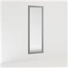 ARHome Specchiera Parete, Smart, 140 x 50, Argento, Specchio Parete Muro, Made in Italy