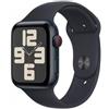 Apple Watch Se Gps+Cellular Cassa 44Mm Alluminio Cinturino Sport Mezzanotte M/L