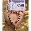 Bracciale Rudraksh in argento 925 certificato LAB 5+8 Mukhi RUDRAKSHA regolabile