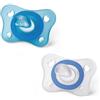 Chicco Gommottino PhysioForma Boy In Silicone Per Bambino 2-6 mesi 2 Pezzi