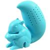 PhoneNatic Simpatico scoiattolo - Azzurro - Infusore per tè e Tisane in silicone (senza BPA)
