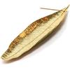 aghoer Porta incenso, 20,8 cm Bastoncini Portaincenso in Lega di Zinco, Bastoncini a Forma di Foglia, Per Casa, Ufficio, Yoga, Meditazione (Oro)