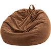 Nobildonna Fodera per poltrona a sacco per riporre peluche, senza imbottitura, per bambini e adulti, 110 x 89 cm
