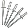 Marcopol Confezione da 400 rivetti ciechi 4,0 x 10 mm, testa a cupola aperta, DIN 7337, rivetti in alluminio e mandrino in acciaio, rivetti pop (400, 4,0 x 10 mm)