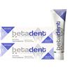 Betadent KIT 2 DENTIFRICIO NATURAL. Azione igienizzante, antiplacca, lenitiva e rinfrescante. Rinforza le gengive. Formula delicata con estratti naturali vegetali. 2x100 ml