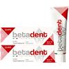 Betadent KIT 2 DENTIFRICIO GUMS per gengive sensibili, infiammate e irritate. Ripara e protegge. Azione antiplacca e antibatterica. Formula Delicata non abrasiva - 2x100ml
