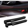 FANNAS Tappo del Seggiolino Auto,2 Pezzi Universale Tappo Seggiolino Auto Filler Gap per Sedile Auto,Accessori per Auto Tappezzeria,Impedisce Piccoli Oggetti Cadano Tra Cuciture Sedile(Nero)