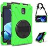 ZORSOME Custodia per Samsung Galaxy Tab Active 3 T570/T575, guscio tre in uno infrangibile, a prova di caduta, antipolvere, antiurto, rotazione a 360 gradi